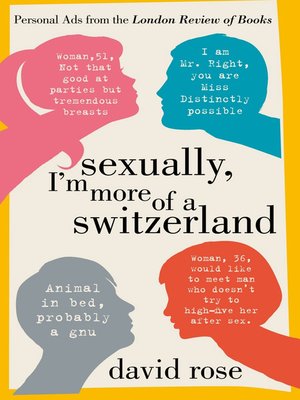 cover image of Sexually, I'm More of a Switzerland
